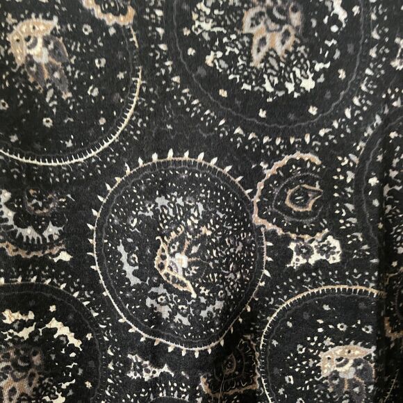 Talbots Woman Sweater Black Brown Design Merino Wool Thin Knit NEW $99 X (12) - Picture 2 of 6